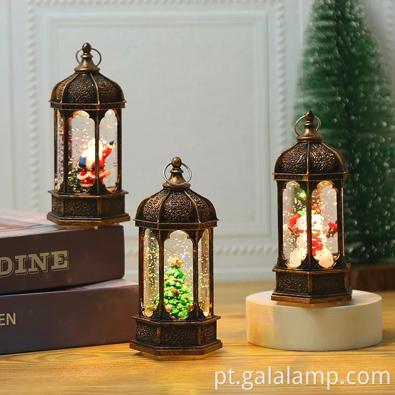 Lâmpada de vento LED portátil para decoração de férias e residencial